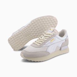 Puma White Future Rider Luxe Sneakers