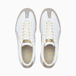 Puma White Oslo-City Luxe Men's Sneakers