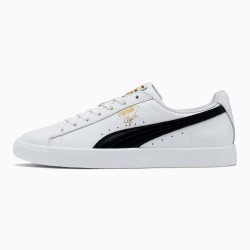 Puma White Clyde Core Foil Men's Sneakers