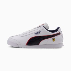 Puma White Scuderia Ferrari Roma Men's Sneakers