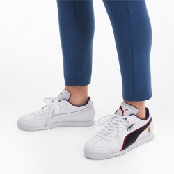 Puma White Scuderia Ferrari Roma Men's Sneakers