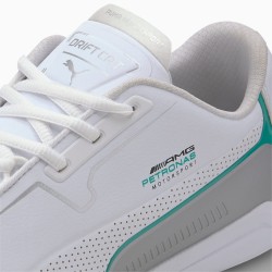 Puma White Mercedes AMG Petronas Drift Cat 8 Men's Motorsport Shoes