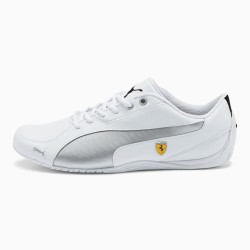 Puma White Scuderia Ferrari Drift Cat 5 NM Men's Shoes