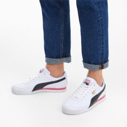 Puma White Roma Basic+ Sneakers