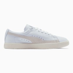 Puma White Basket 90680 Lux Men's Sneakers