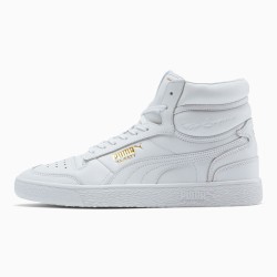 Puma White Ralph Sampson White Mid Men's Sneakers