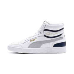 Puma White Ralph Sampson Mid Sneakers