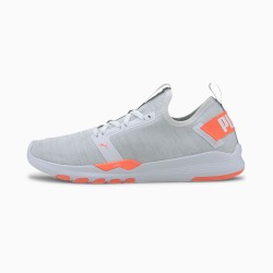 Puma White IGNITE Contender Knit Women's Running Shoes