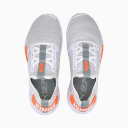 Puma White IGNITE Contender Knit Women's Running Shoes