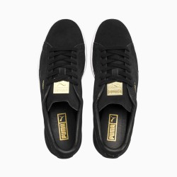 Puma Black Suede Classic Metal Badge Sneakers
