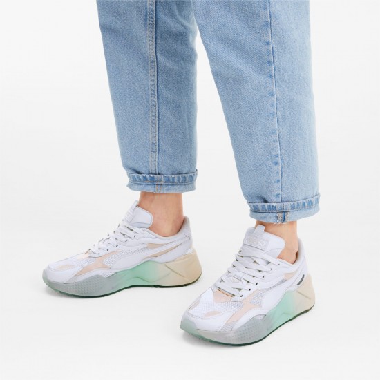 Puma White RS-X³ Gradient Women's Sneakers Puma White RS-X³ Gradient Women's Sneakers
