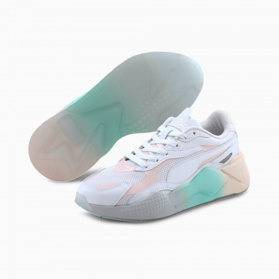 Puma White RS-X³ Gradient Women's Sneakers Puma White RS-X³ Gradient Women's Sneakers