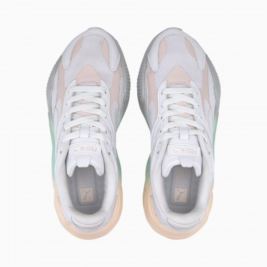 Puma White RS-X³ Gradient Women's Sneakers Puma White RS-X³ Gradient Women's Sneakers