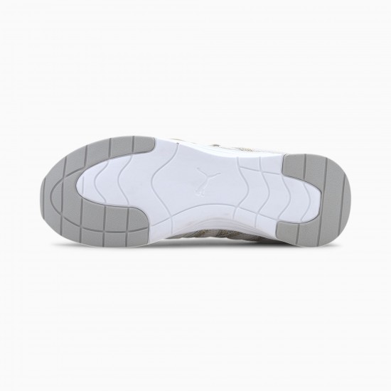 Puma White Ella Ballet Metallic Women's Slip-On Shoes Puma White Ella Ballet Metallic Women's Slip-On Shoes