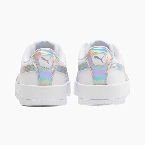 Puma White Carina Iridescent Women's Sneakers Puma White Carina Iridescent Women's Sneakers