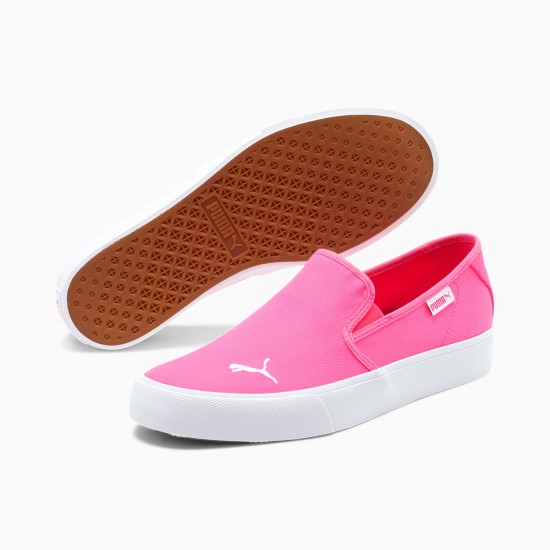 Puma Bari Slip-On Women's Shoes Pink Puma Bari Slip-On Women's Shoes Pink