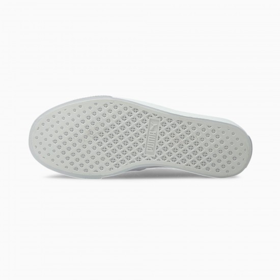 Puma Bari Cat Women's Slip On Shoes White Puma Bari Cat Women's Slip On Shoes White